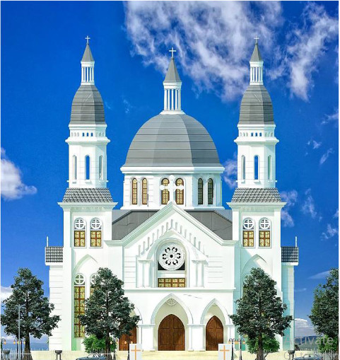 THIẾT KẾ THI CÔNG NHÀ THỜ GIÁO SỨ ĐÔNG YÊN - HÀ TĨNH