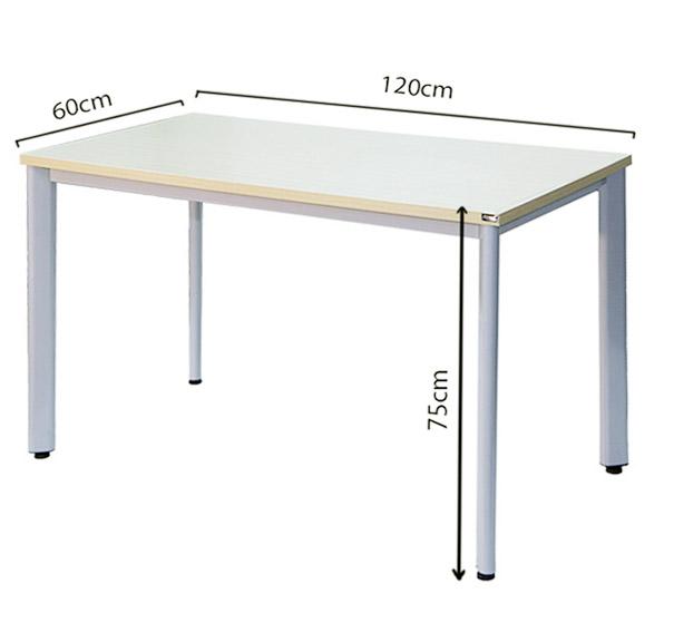Bàn làm việc chân sắt đơn giản 1m2