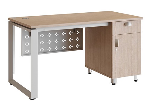 Bàn làm việc chân sắt giá rẻ 1m2