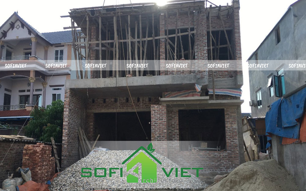 giá xây biệt thự phần thô