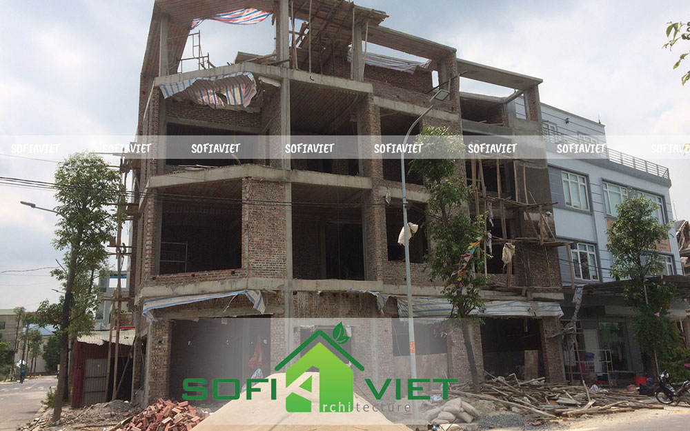 giá xây biệt thự phần thô