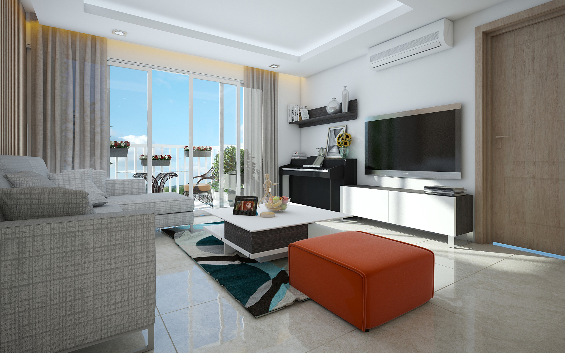 Kệ tivi nhỏ gọn cho phòng khách