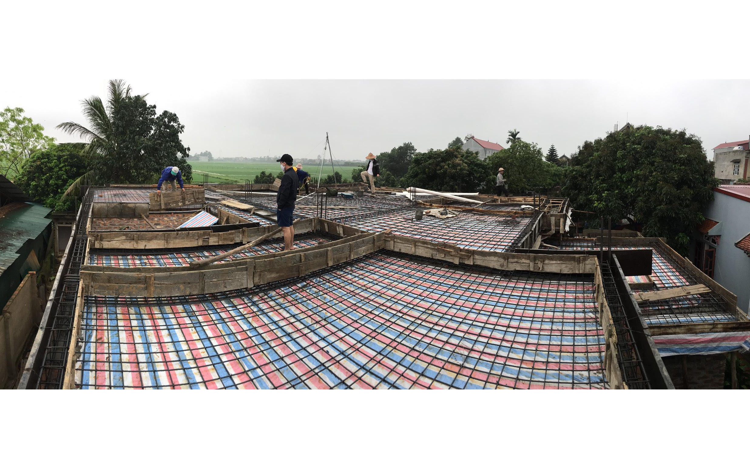 Mật độ xây dựng được phân chia theo công trình riêng lẻ hoặc tính gộp