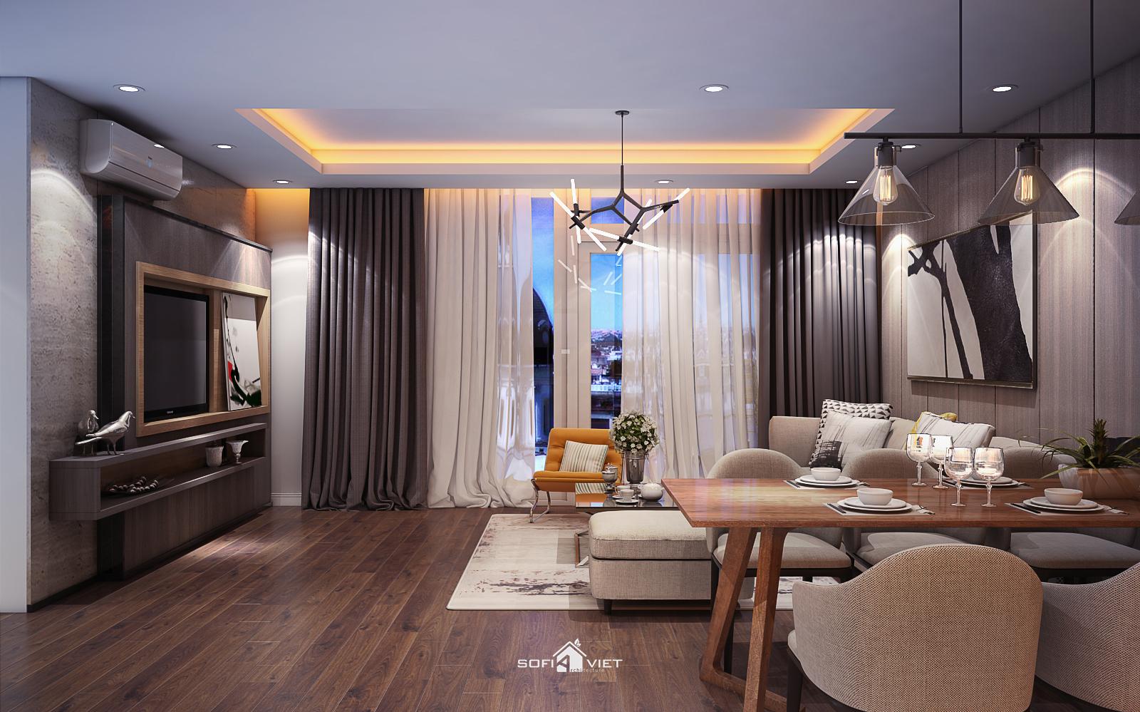Sự ấm cúng mà thiết kế nội thất hiện đại mang lại